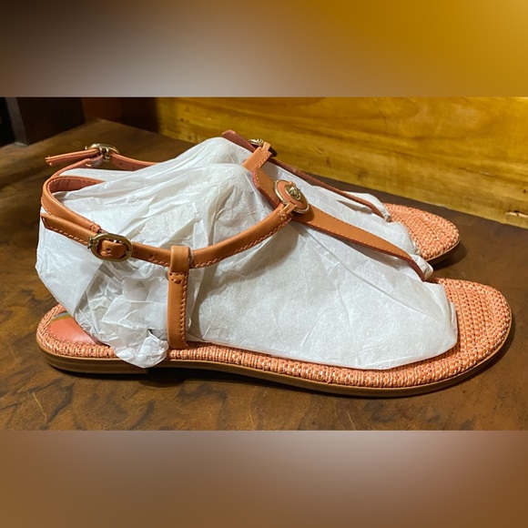 NWOB SAM EDELMAN LEATHER THONG SANDALS SIZE 8.5 - Picture 4 of 5